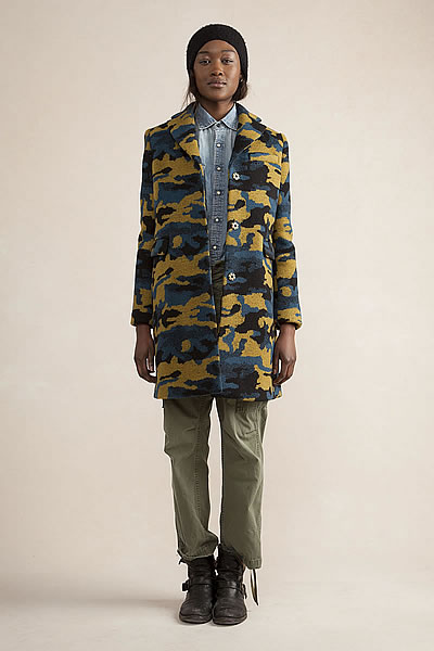 SB Top Coat Camo Knit